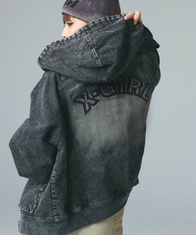 X-girl | ARCH LOGO HOODED JACKET(ブルゾン)