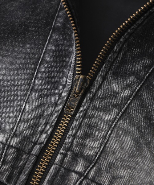 X-girl(エックスガール)の「ARCH LOGO HOODED JACKET(ブルゾン・レディース・ブラウン/ブラック・S/M)」の6枚目の写真