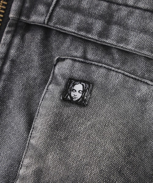 X-girl(エックスガール)の「ARCH LOGO HOODED JACKET(ブルゾン・レディース・ブラウン/ブラック・S/M)」の9枚目の写真