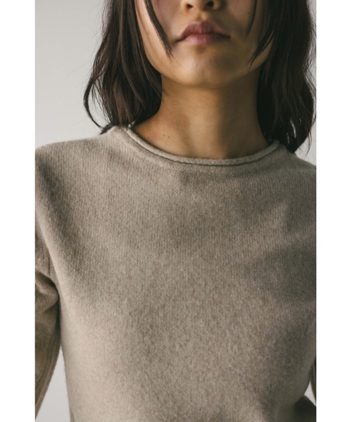 STYLEMIXER(スタイルミキサー)の「2WAYウエストマークニット(ニット/セーター・レディース・ベージュ/ブラック・SMALL/MEDIUM)」の11枚目の写真
