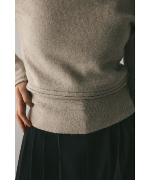 STYLEMIXER(スタイルミキサー)の「2WAYウエストマークニット(ニット/セーター・レディース・ベージュ/ブラック・SMALL/MEDIUM)」の12枚目の写真