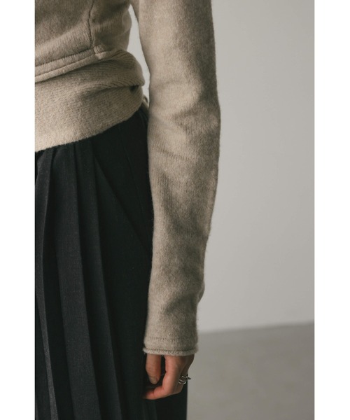 STYLEMIXER(スタイルミキサー)の「2WAYウエストマークニット(ニット/セーター・レディース・ベージュ/ブラック・SMALL/MEDIUM)」の14枚目の写真