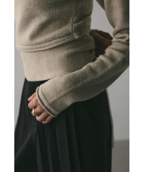 STYLEMIXER(スタイルミキサー)の「2WAYウエストマークニット(ニット/セーター・レディース・ベージュ/ブラック・SMALL/MEDIUM)」の16枚目の写真