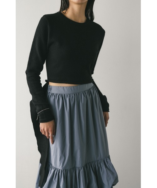 STYLEMIXER(スタイルミキサー)の「2WAYウエストマークニット(ニット/セーター・レディース・ベージュ/ブラック・SMALL/MEDIUM)」の22枚目の写真