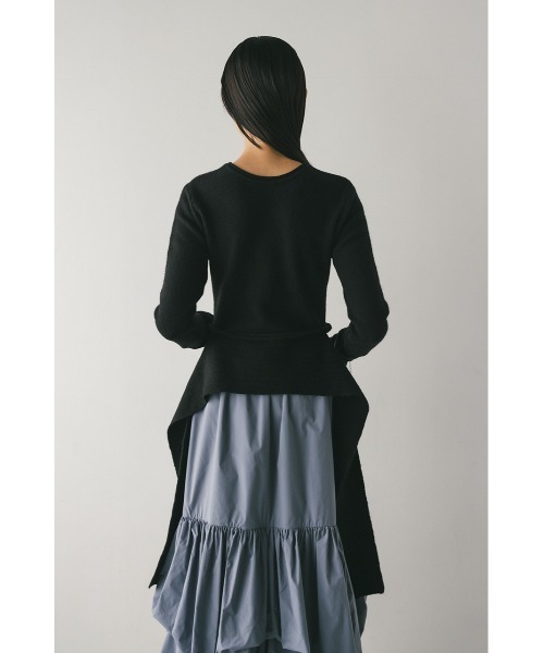 STYLEMIXER(スタイルミキサー)の「2WAYウエストマークニット(ニット/セーター・レディース・ベージュ/ブラック・SMALL/MEDIUM)」の21枚目の写真