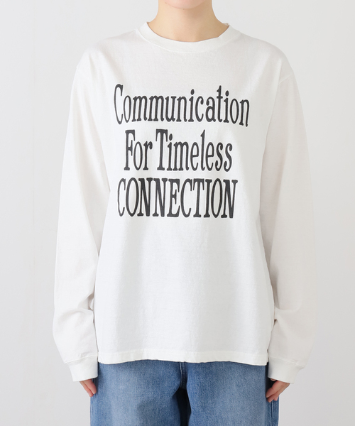 メッセージロゴロングTシャツ　フレームワーク メッセージロゴロングTシャツ（Tシャツ/カットソー）｜FRAMeWORK