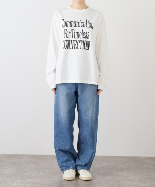 メッセージロゴロングTシャツ　フレームワーク メッセージロゴロングTシャツ（Tシャツ/カットソー）｜FRAMeWORK