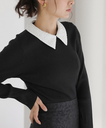 La TOTALITE | 【洗える】パールカラー2WAYニット(ニット/セーター)