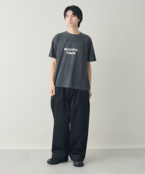kuros'(クロス)の「BEAUTIFUL THINGS LOGO TEE(Tシャツ/カットソー・レディース・ブラック/ホワイト・MEDIUM/LARGE)」の6枚目の写真