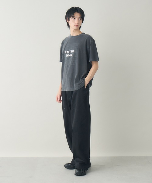 kuros'(クロス)の「BEAUTIFUL THINGS LOGO TEE(Tシャツ/カットソー・レディース・ブラック/ホワイト・MEDIUM/LARGE)」の4枚目の写真