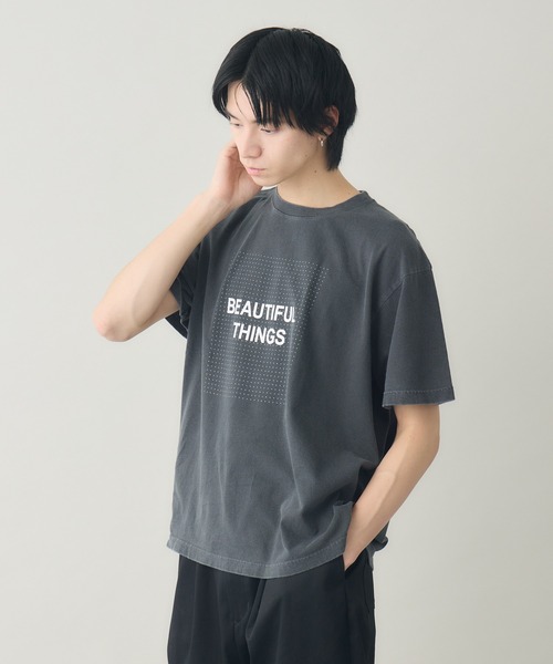 kuros'(クロス)の「BEAUTIFUL THINGS LOGO TEE(Tシャツ/カットソー・レディース・ブラック/ホワイト・MEDIUM/LARGE)」の8枚目の写真