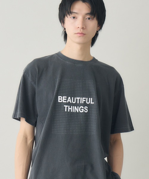 kuros'(クロス)の「BEAUTIFUL THINGS LOGO TEE(Tシャツ/カットソー・レディース・ブラック/ホワイト・MEDIUM/LARGE)」の11枚目の写真