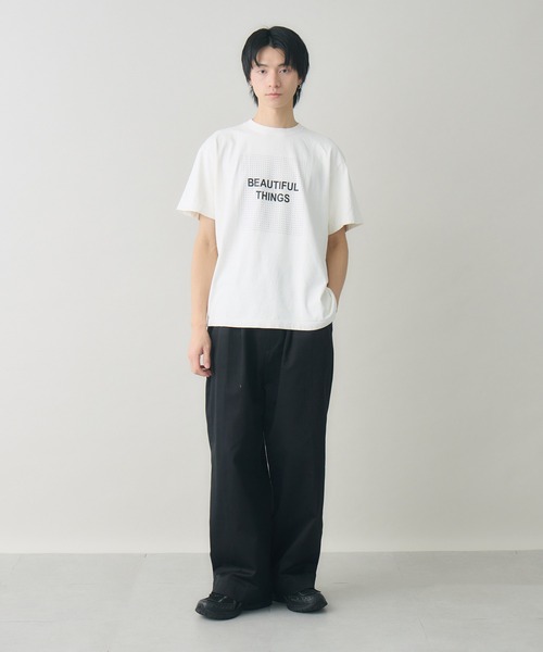 kuros'(クロス)の「BEAUTIFUL THINGS LOGO TEE(Tシャツ/カットソー・レディース・ブラック/ホワイト・MEDIUM/LARGE)」の13枚目の写真