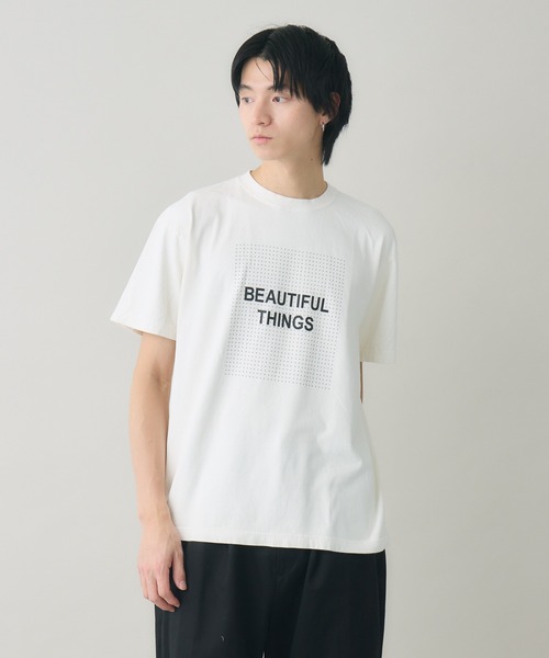 kuros'(クロス)の「BEAUTIFUL THINGS LOGO TEE(Tシャツ/カットソー・レディース・ブラック/ホワイト・MEDIUM/LARGE)」の17枚目の写真