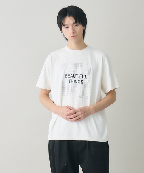 kuros'(クロス)の「BEAUTIFUL THINGS LOGO TEE(Tシャツ/カットソー・レディース・ブラック/ホワイト・MEDIUM/LARGE)」の18枚目の写真