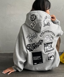 BEN DAVIS（ベンデイビス）の「【WEB限定】[BEN DAVIS/ベンデイビス] マルチワッペン バックプリントパーカー（パーカー）」