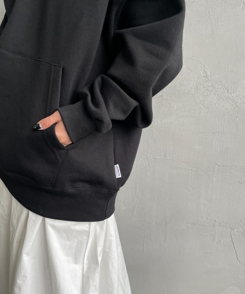 BEN DAVIS（ベンデイビス）の「【WEB限定】[BEN DAVIS/ベンデイビス] マルチワッペン バックプリントパーカー【追加】（パーカー・レディース・グレー/ピンク/ブラック・M/L/XL）」の15枚目の写真
