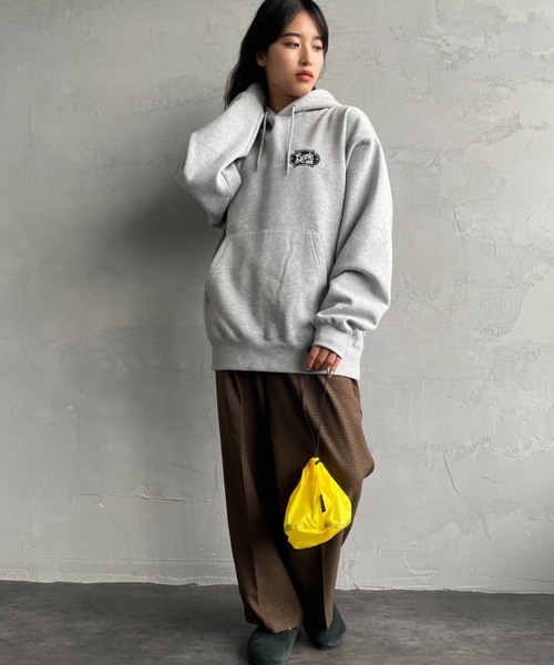 BEN DAVIS（ベンデイビス）の「【WEB限定】[BEN DAVIS/ベンデイビス] マルチワッペン バックプリントパーカー【追加】（パーカー・レディース・グレー/ピンク/ブラック・M/L/XL）」の19枚目の写真