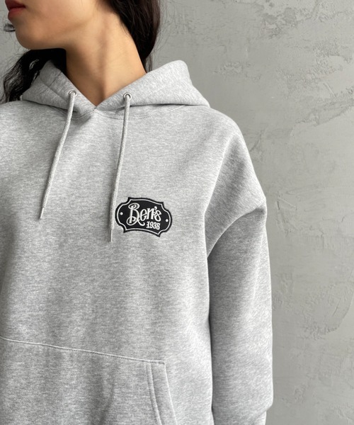 BEN DAVIS（ベンデイビス）の「【WEB限定】[BEN DAVIS/ベンデイビス] マルチワッペン バックプリントパーカー【追加】（パーカー・レディース・グレー/ピンク/ブラック・M/L/XL）」の22枚目の写真