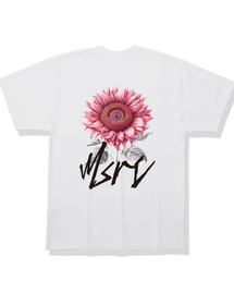 サンフラワーベリーピンクTシャツホワイト