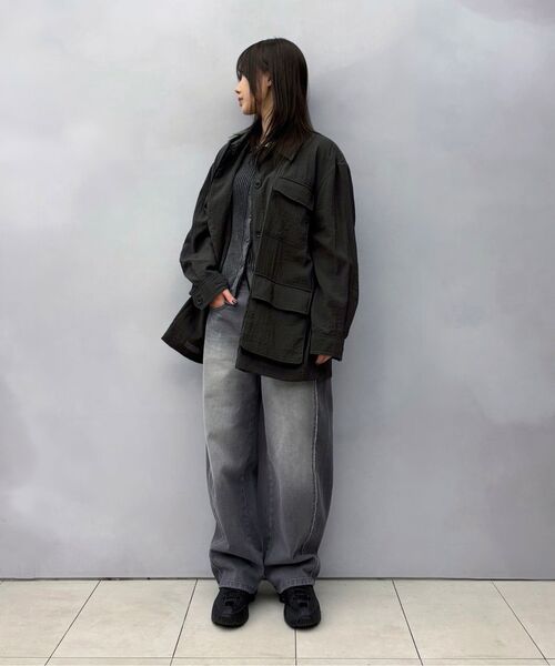 INSILENCE WOMEN（インサイレンスウーマン）の「トーンオントーンセミカーブデニム ベージュ（デニムパンツ・レディース・その他・X-SMALL）」の6枚目の写真