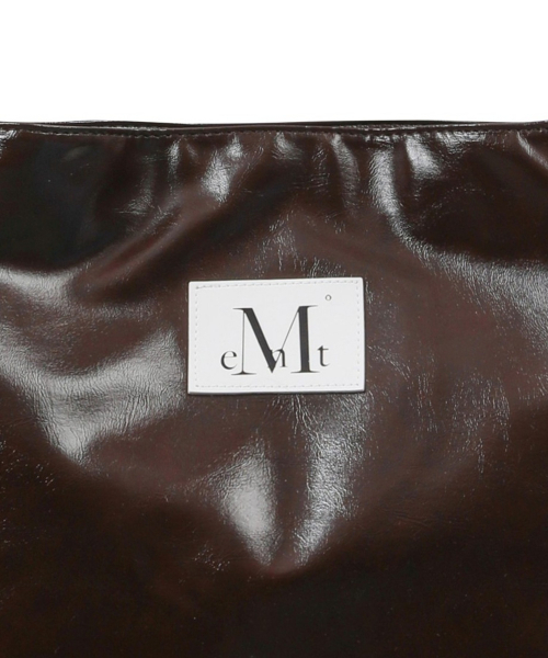 MUCENT(ムセント)の「グリックレザーショルダーバッグ 男女共用 (2カラー)(ショルダーバッグ・レディース・ブラック/ブラウン・FREE)」の9枚目の写真