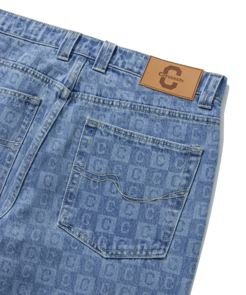 COVERNAT(カバーナット)の「Cパターンデニムレギュラーパンツブルー(デニムパンツ・レディース・その他・SMALL/MEDIUM/LARGE)」の6枚目の写真