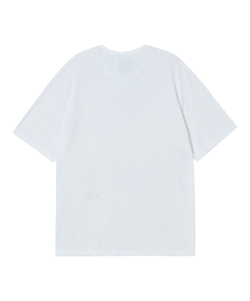 Beyond Closet（-）の「[COLLECTION LINE] リネンブレンドヴィンテージガーメントヘンリーネック半袖Tシャツホワイト（Tシャツ/カットソー・メンズ・その他・MEDIUM/LARGE）」の3枚目の写真