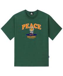 PEACE TIGER GRAPHIC Tシャツ - グリーン