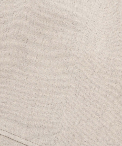 OLUN（オルン）の「linen blend jacket/リネンブレンドジャケット（テーラードジャケット・レディース・ベージュ/アイボリー/ブラウン/チェック・MEDIUM/SMALL）」の12枚目の写真