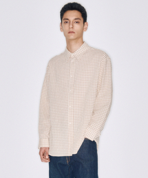 PLAC（プラック）の「マルチチェックシャツベージュ（シャツ/ブラウス）」