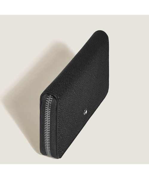 MONTBLANC(モンブラン)の「ミディアム ジップ式コンチネンタルウォレット 12cc サルトリアルレザー(財布・メンズ・ブラック・ONE SIZE)」の3枚目の写真