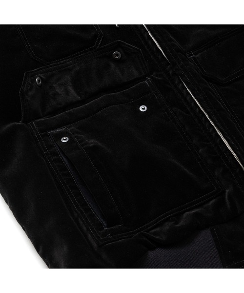 CALEE（キャリー）の「VINTAGE TYPE VELVETEEN DROP FIELD JACKET（ブルゾン・メンズ・ブラック・MEDIUM/LARGE）」の6枚目の写真