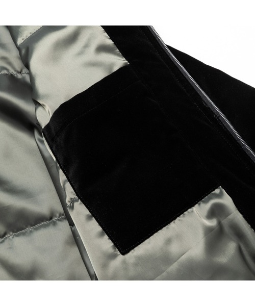 CALEE（キャリー）の「VINTAGE TYPE VELVETEEN DROP FIELD JACKET（ブルゾン・メンズ・ブラック・MEDIUM/LARGE）」の8枚目の写真
