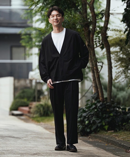 CALL&RESPONSE（コールアンドレスポンス）の「mcg3755- タックカーデ-KOKAGE(261-1329-11)（カーディガン/ボレロ・メンズ・ネイビー/ブラック/グレー・2/4）」の7枚目の写真