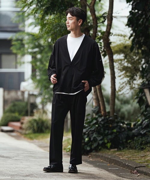 CALL&RESPONSE（コールアンドレスポンス）の「mcg3755- タックカーデ-KOKAGE(261-1329-11)（カーディガン/ボレロ・メンズ・ネイビー/ブラック/グレー・2/4）」の8枚目の写真