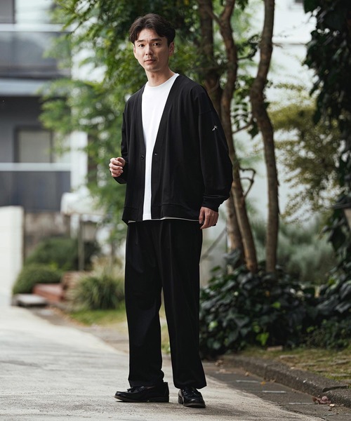 CALL&RESPONSE（コールアンドレスポンス）の「mcg3755- タックカーデ-KOKAGE(261-1329-11)（カーディガン/ボレロ・メンズ・ネイビー/ブラック/グレー・2/4）」の9枚目の写真