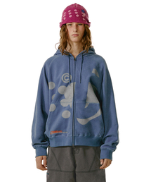 TEKET（テケット）の「Dot-Com Zip-Up Hoodie Dusty Blue（パーカー）」