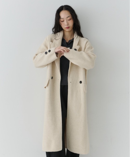 Long Tailored Minimal Coat / ロングテーラードミニマルコート