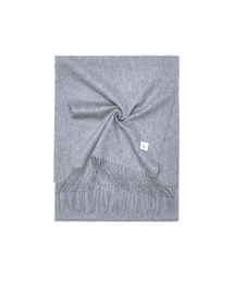VELSEY（ベルジ）の「Classic 100% Cashmere Muffler Light Gray（マフラー・メンズ）」