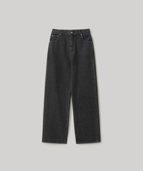 ANOTHER OFFICE WOMEN(アナザー オフィス ウーマン)の「w. Clair Relaxed Denim (Black)(デニムパンツ・レディース・その他・36/34)」の2枚目の写真