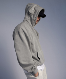 ONERM（ワンアルエム）の「Pigment Graphic Heavy Sweat Hoodie Gray（パーカー）」