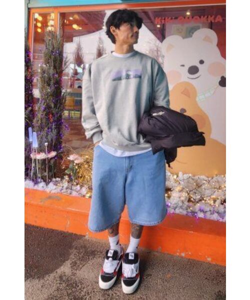PHILIPPAKER(フィリップペイカー)の「ブルーベースバミューダワイドデニムショートパンツライトブルー(その他パンツ・メンズ・その他・MEDIUM/LARGE/X-LARGE)」の8枚目の写真