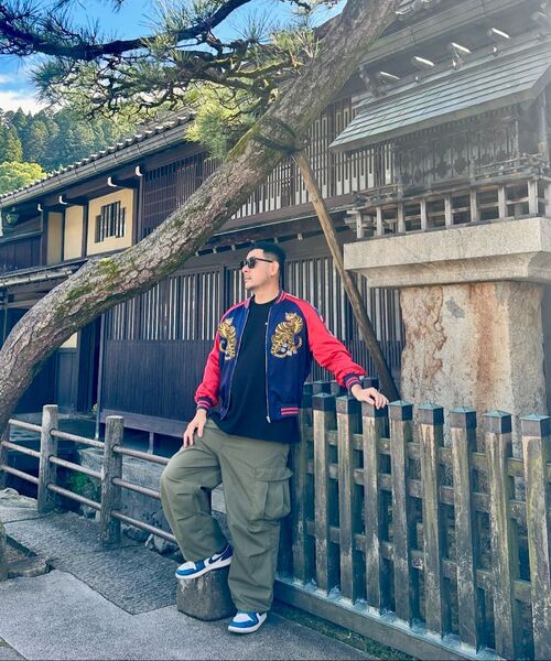 BEOM(ボム)の「韓国ホワイトタイガージャンパー(レッド)(ブルゾン・メンズ・その他・FREE)」の3枚目の写真