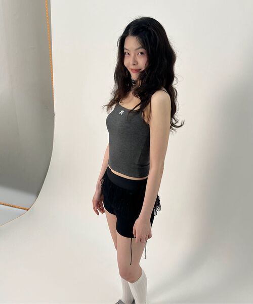 MIHEV(ミヘブ)の「レイヤードポルカドットレーススカート(スカート・レディース・その他・FREE)」の10枚目の写真