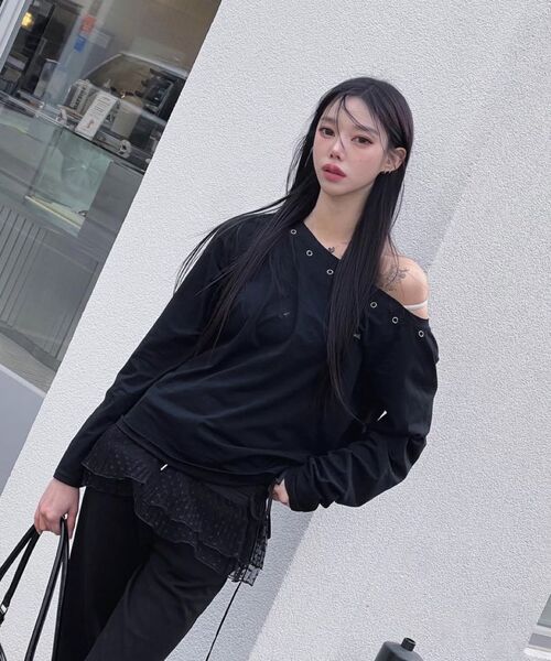 MIHEV(ミヘブ)の「レイヤードポルカドットレーススカート(スカート・レディース・その他・FREE)」の13枚目の写真