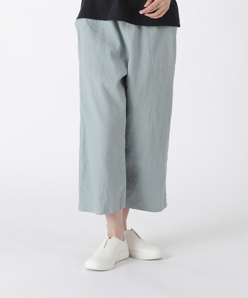 Plantation(プランテーション)の「リネンコットンキャンバス / パンツ / (O)(その他パンツ・レディース・ブラック/ライトブルー/カーキ/オフホワイト・S size/M size)」の4枚目の写真