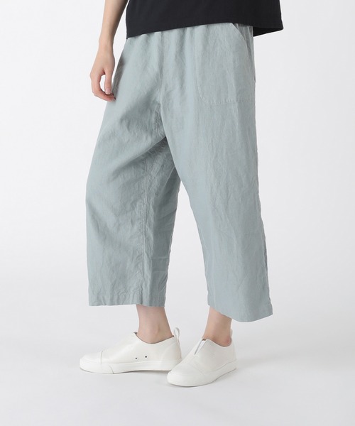 Plantation(プランテーション)の「リネンコットンキャンバス / パンツ / (O)(その他パンツ・レディース・ブラック/ライトブルー/カーキ/オフホワイト・S size/M size)」の5枚目の写真