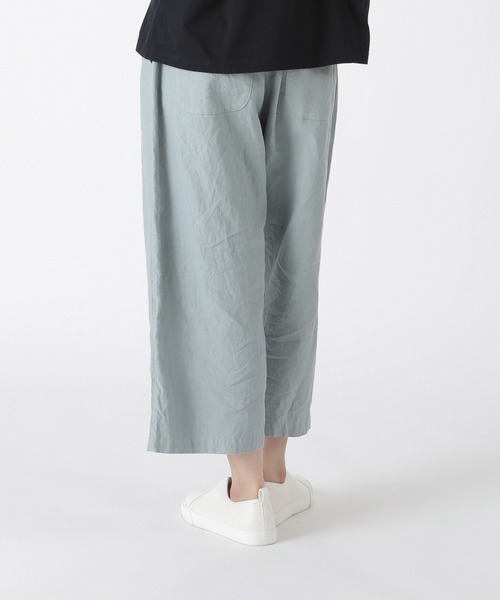 Plantation(プランテーション)の「リネンコットンキャンバス / パンツ / (O)(その他パンツ・レディース・ブラック/ライトブルー/カーキ/オフホワイト・S size/M size)」の6枚目の写真