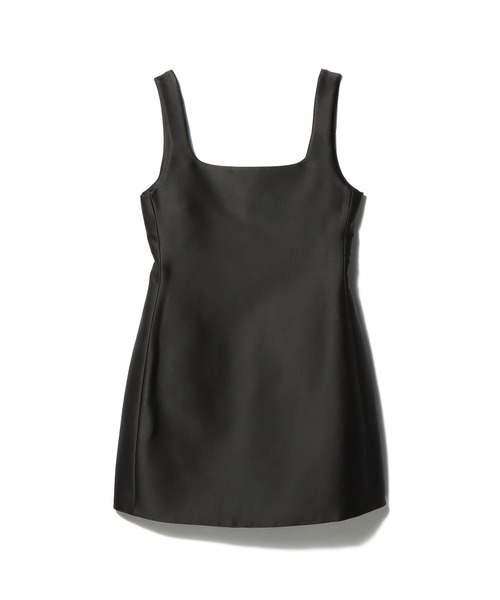 UNUS（ユナス）の「UNUS / Satin Mini Dress（ワンピース・レディース・アイボリー/ブラック・38/36）」の2枚目の写真